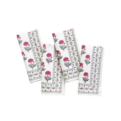 Gaya Rose Napkins - Set of 4