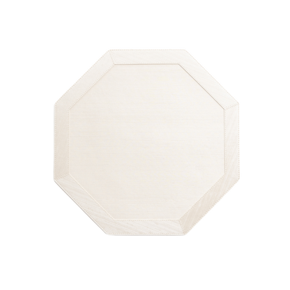Ivory Octagonal Placemats - Set of 4