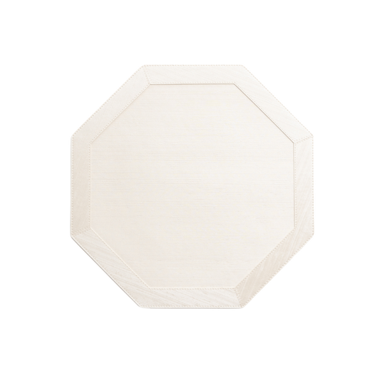 Ivory Octagonal Placemats - Set of 4