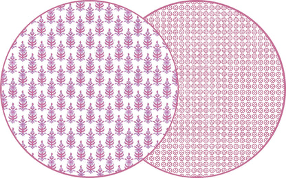 Raj Placemat in Orchid - Reversible