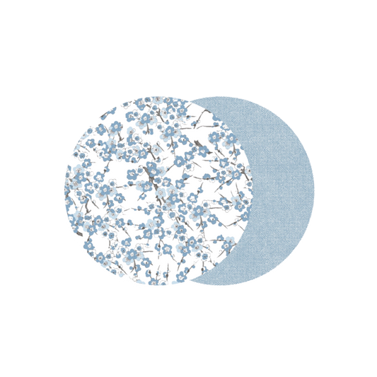 Reversible Round Blossom Placemat