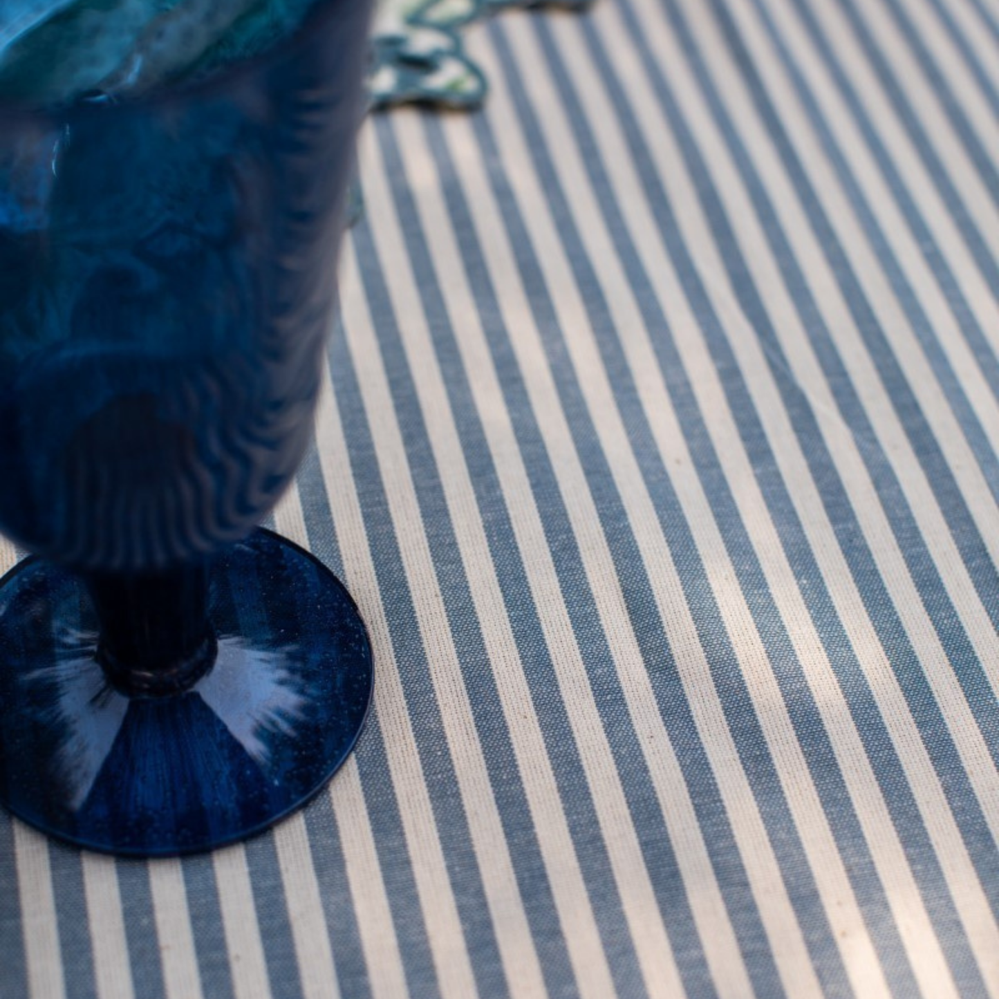 Amalfi Tablecloth in Stain-Resistant Cotton