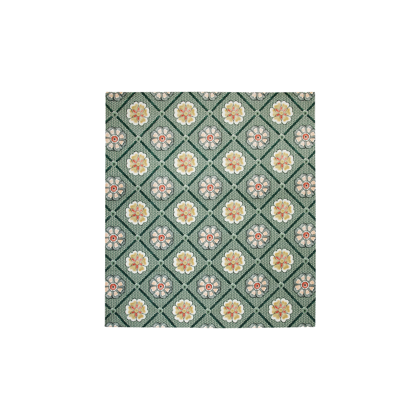 Rombos Tablecloth Green