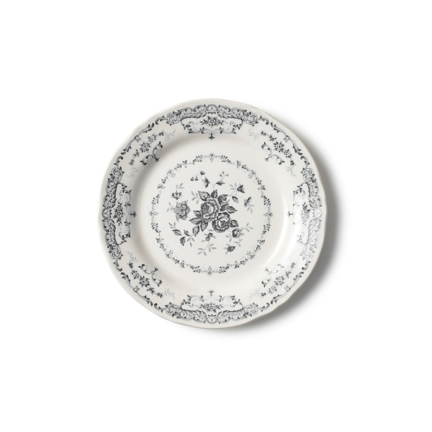 Salad Plate 8.1" Rose Black