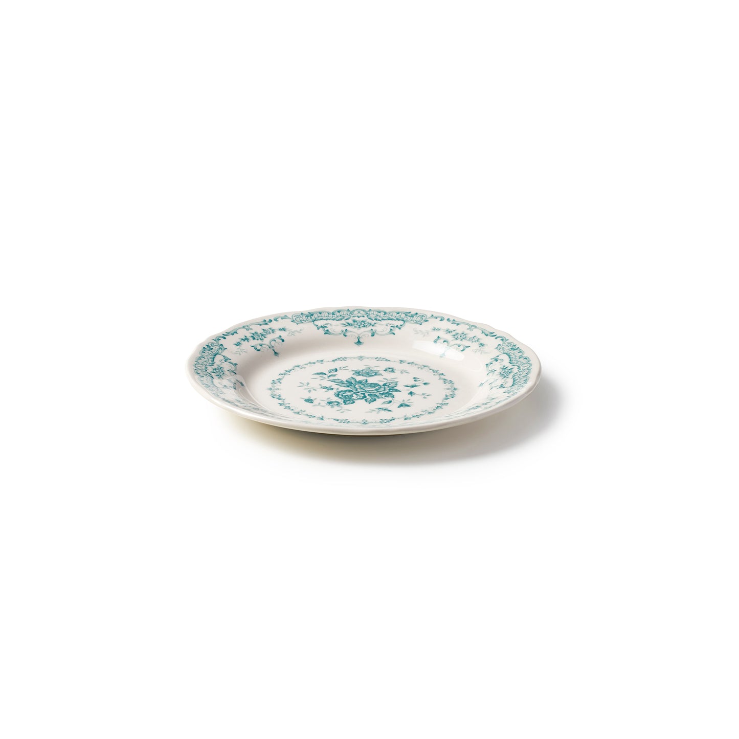 Salad Plate 8.1" Rose Turquoise