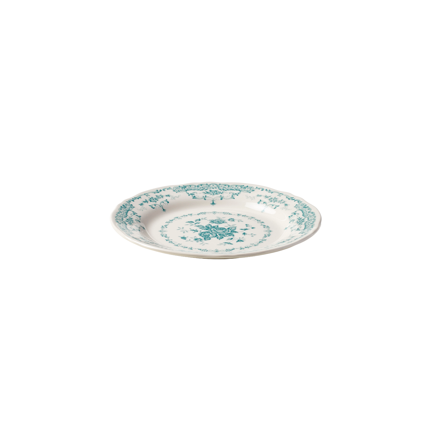 Salad Plate 8.1" Rose Turquoise