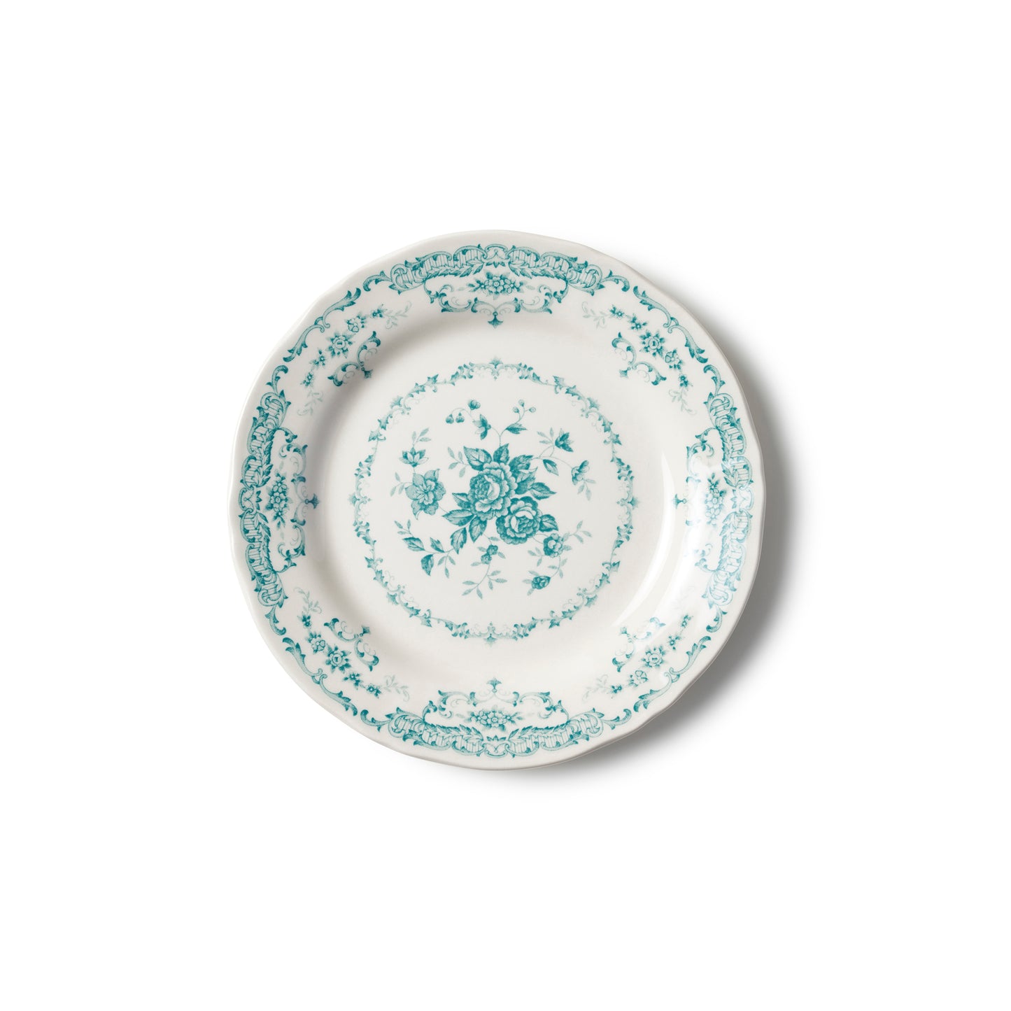 Salad Plate 8.1" Rose Turquoise