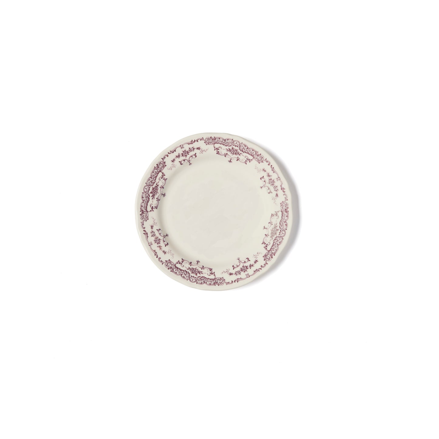 Bread Plate 6 inch Rose Violet