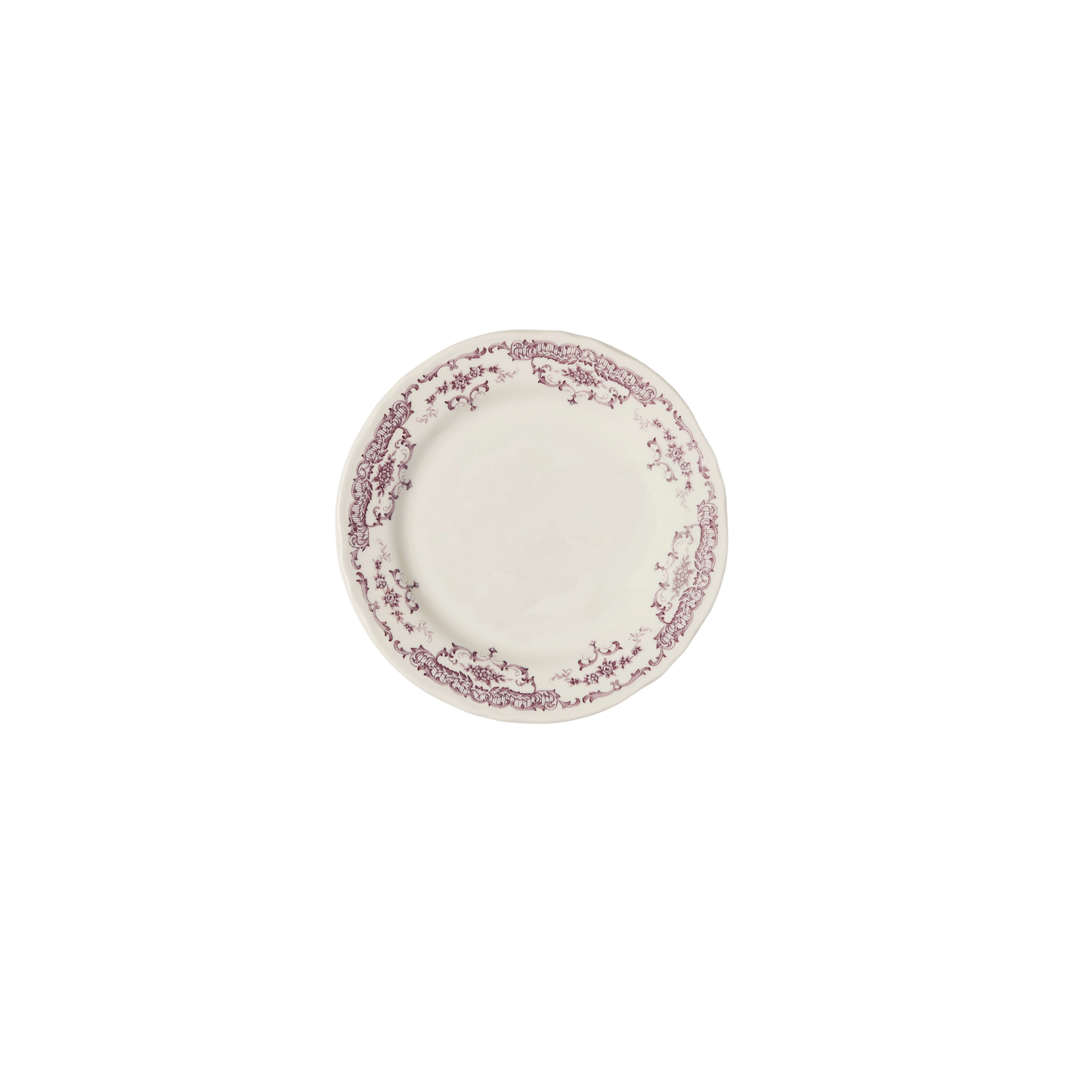 Bread Plate 6 inch Rose Violet