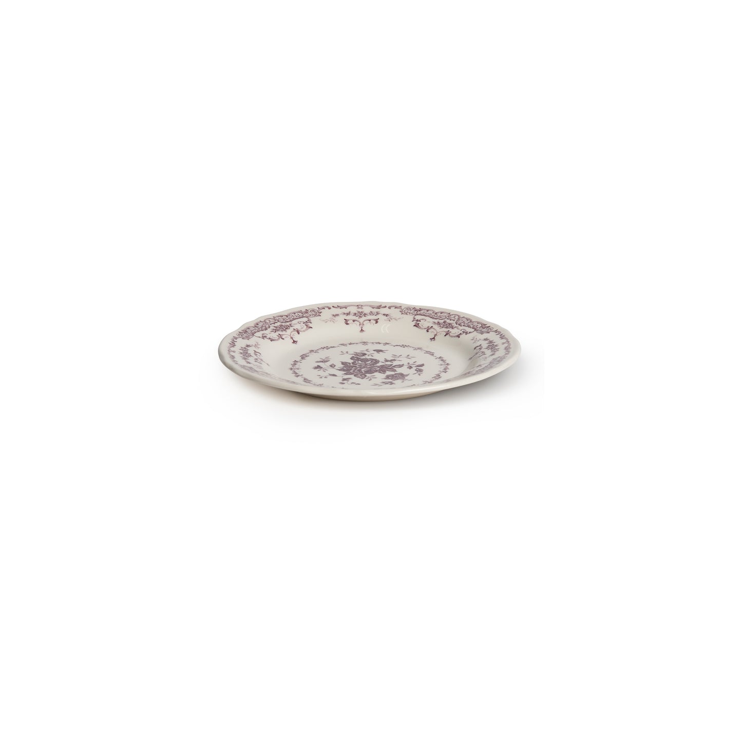 Bread Plate 6 inch Rose Violet