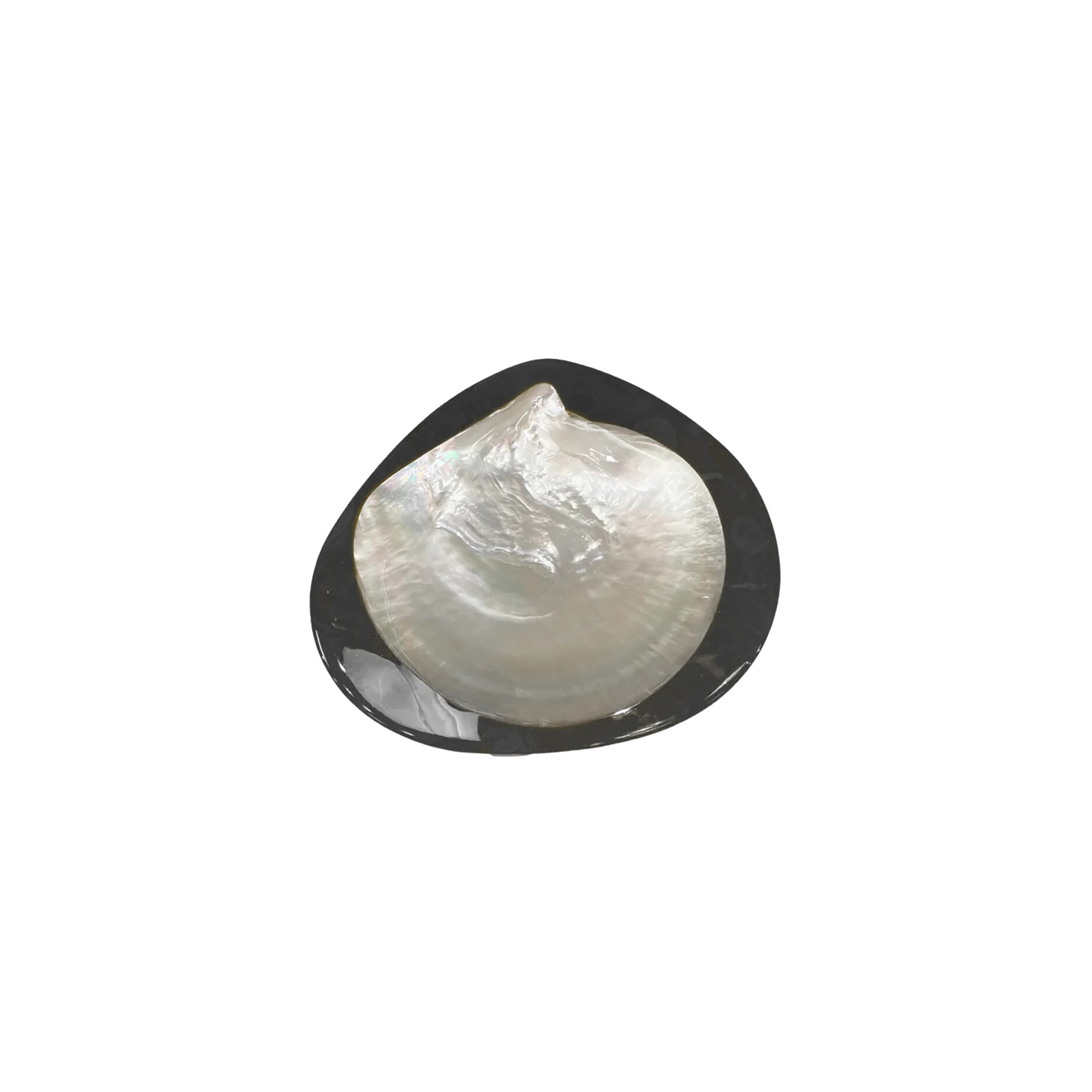 Round Caviar Dish in Black