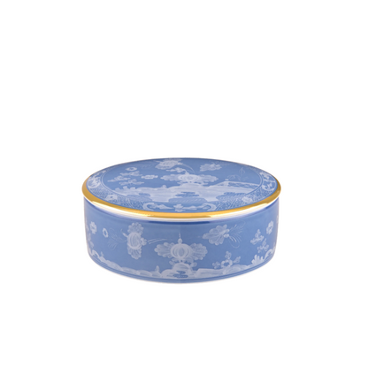 Round trinket box with cover - Pervinca