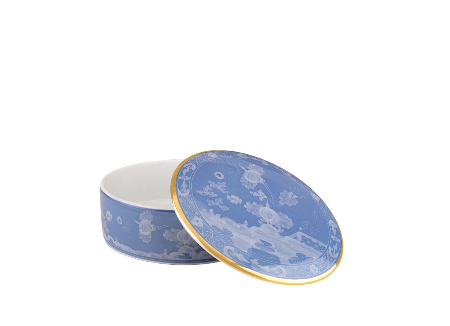 Round trinket box with cover - Pervinca