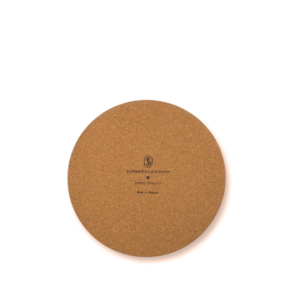 x John Derian 'Happy' Round Cork-Backed Placemat