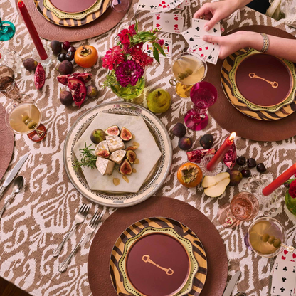 Sable Paper Dinner Plate Set - Espresso