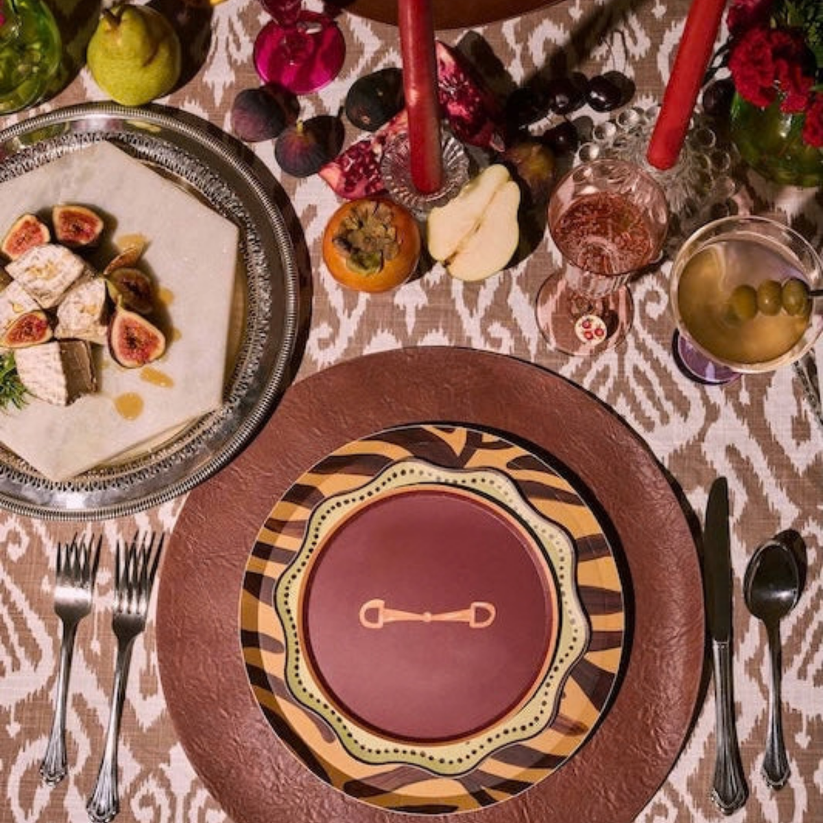 Sable Paper Dinner Plate Set - Espresso