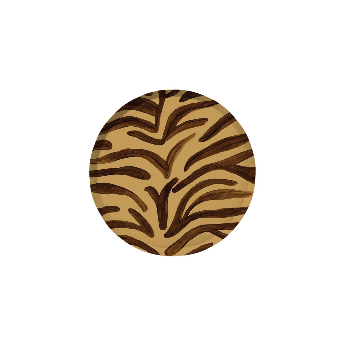 Sable Paper Hors d'Oeuvres Plate Set - Espresso