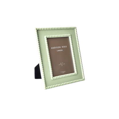 Bobbin Lacquer Photo Frame - Sage