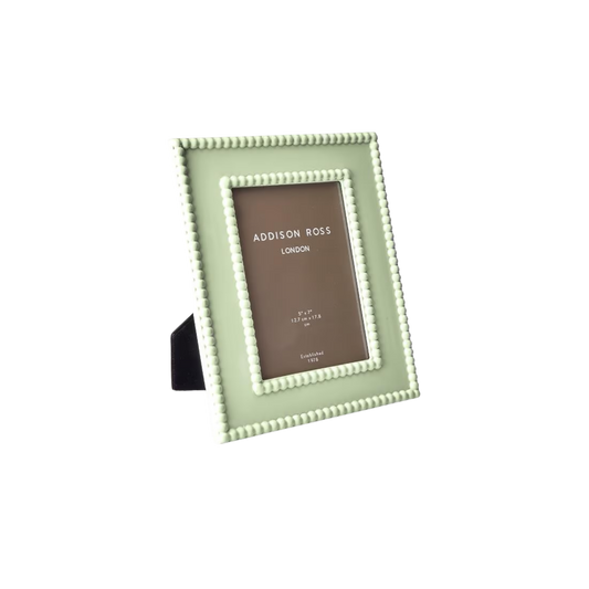 Bobbin Lacquer Photo Frame - Sage