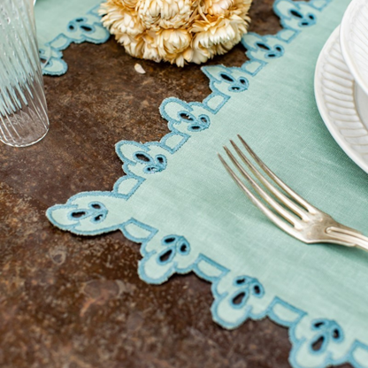 Amalfi Placemat in Stain Resistant Linen - Set of 4