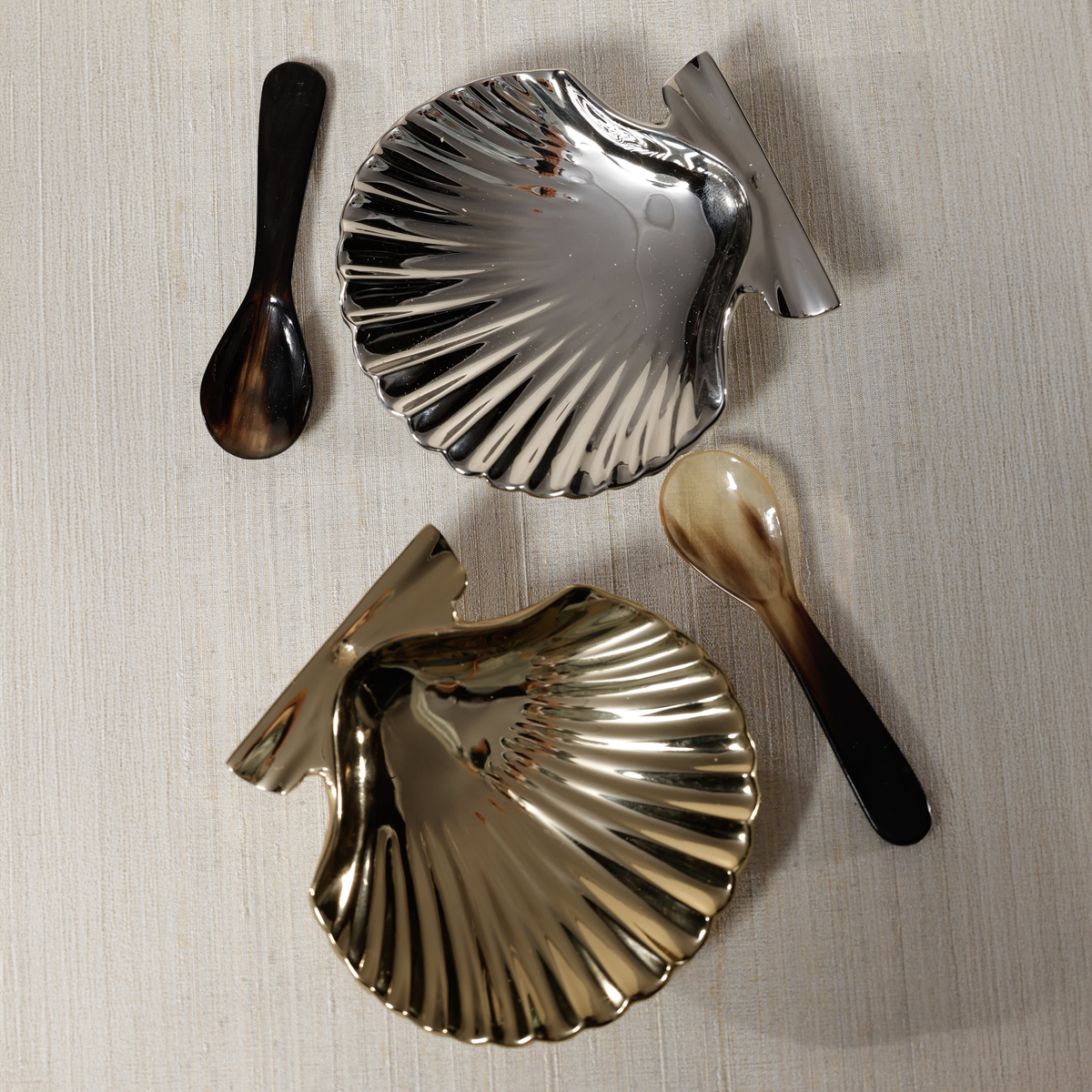 Sanibel Shell Tray - Polished Nickel