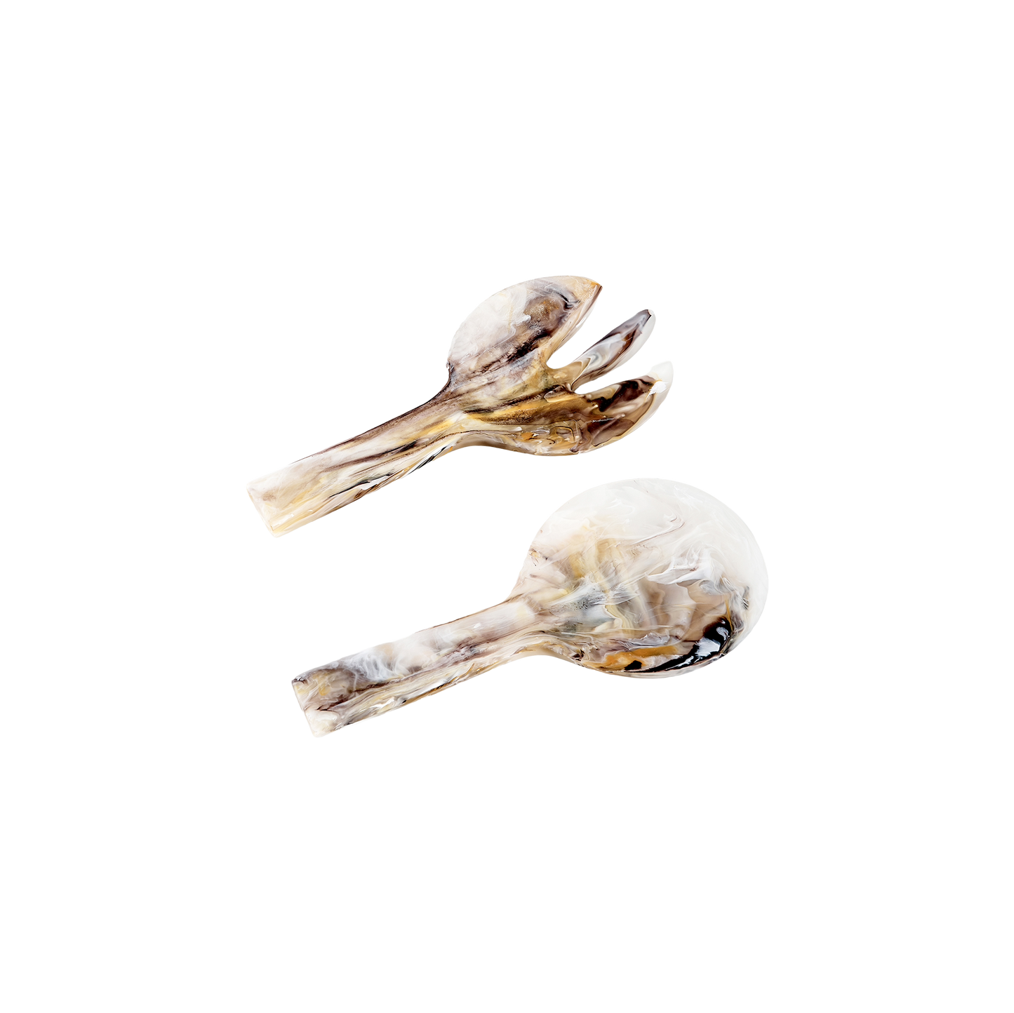 Short Handle Servers 2pc Mocha Swirl