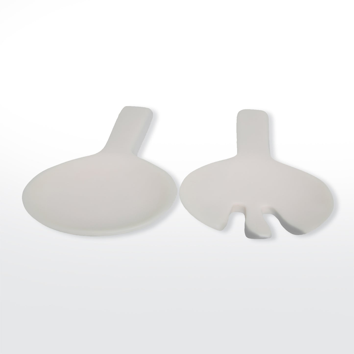 Short Handle Servers 2pc Solid White