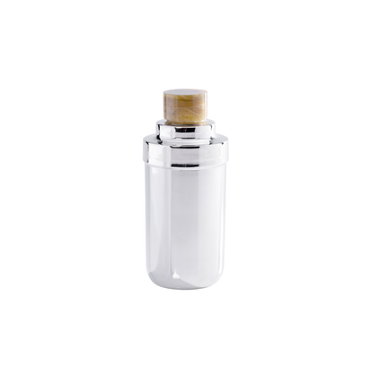 Spiga Cocktail Shaker - Nickel with Amber Accent