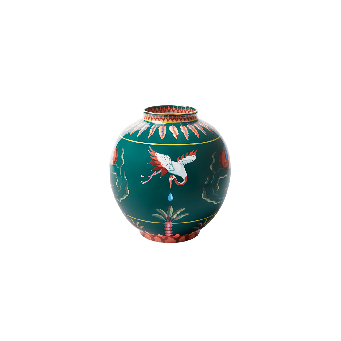 Spirit Stork Bubble Vase