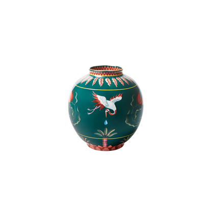 Spirit Stork Bubble Vase