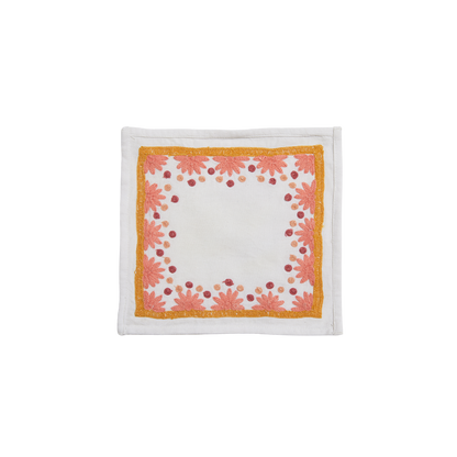 Starburst Cocktail Napkins-punch Set of 4