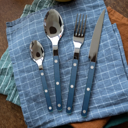 Bistrot Pearly 5-Piece Cutlery Set - Steel Blue