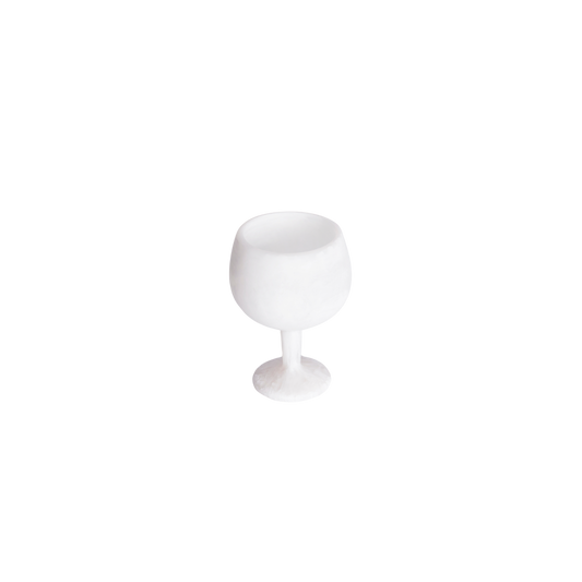 Stemware (set of 2) White Swirl