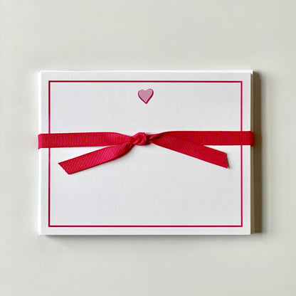 Sweet Heart Pink Note Card Set