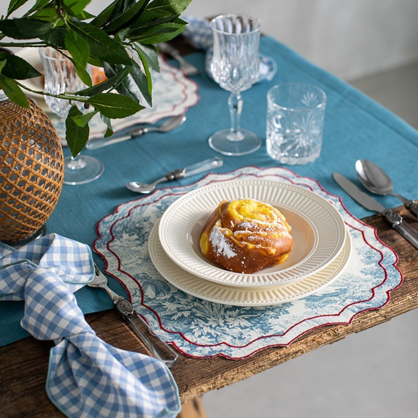 Stain Resistant Cotton Firenze Placemat - Set of 4