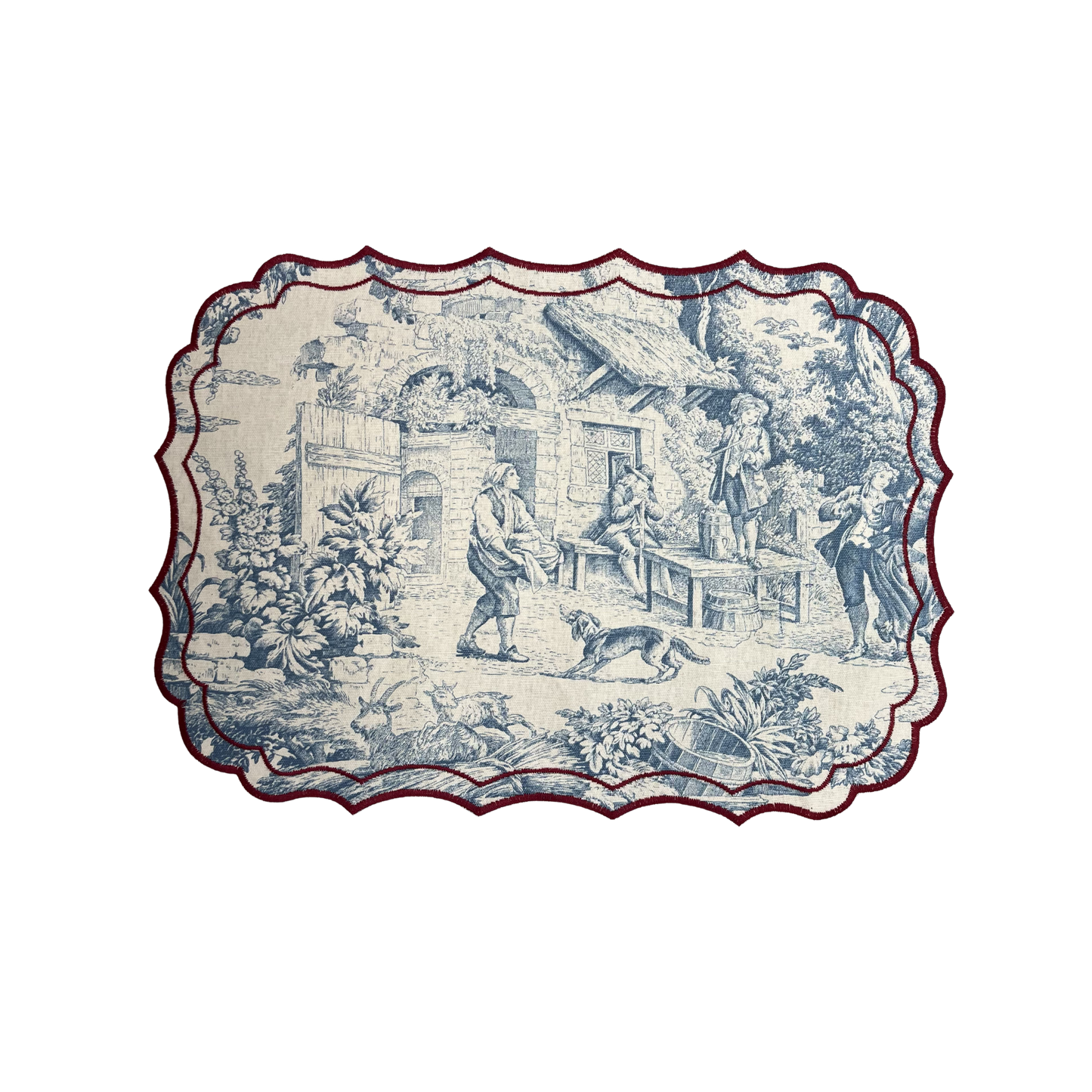 Stain Resistant Cotton Firenze Placemat - Set of 4