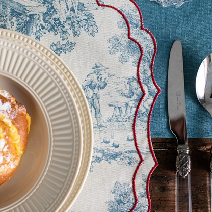 Stain Resistant Cotton Firenze Placemat - Set of 4