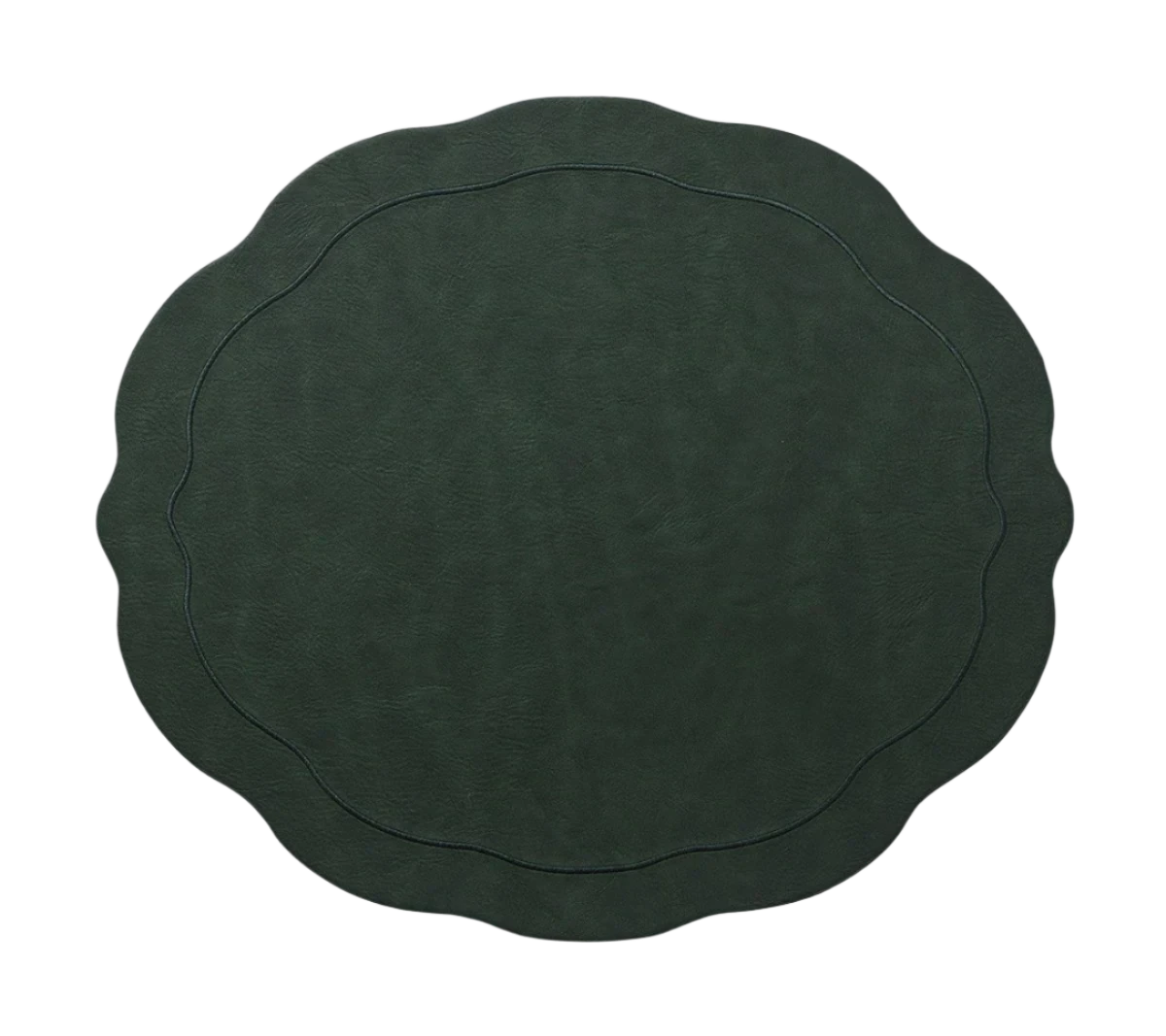 Tailored Placemats in Hunter Green - Set of 4