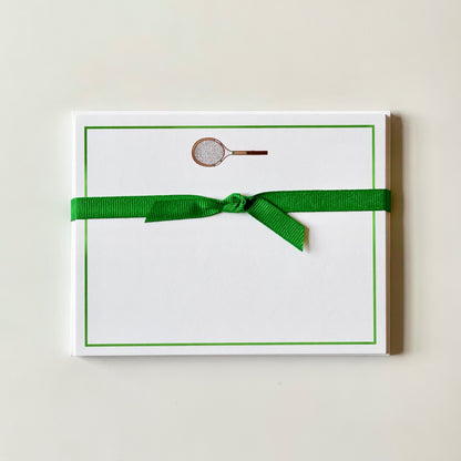 Tennis Vintage Racket Note Card Set