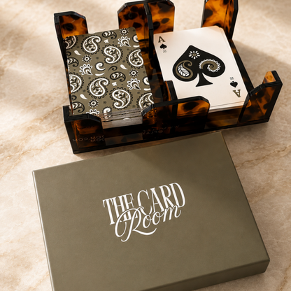 Green Bandana Canasta Cards with Points