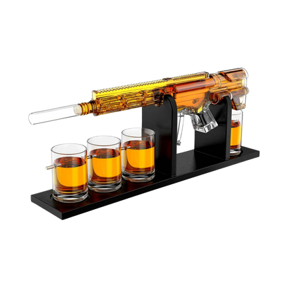 AR15 Whiskey Gun Decanter Set