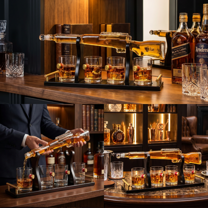 Rifle Whiskey Decanter Set