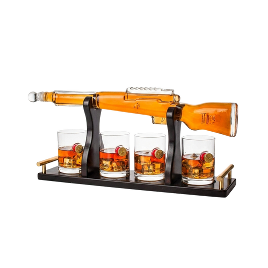 Rifle Whiskey Decanter Set