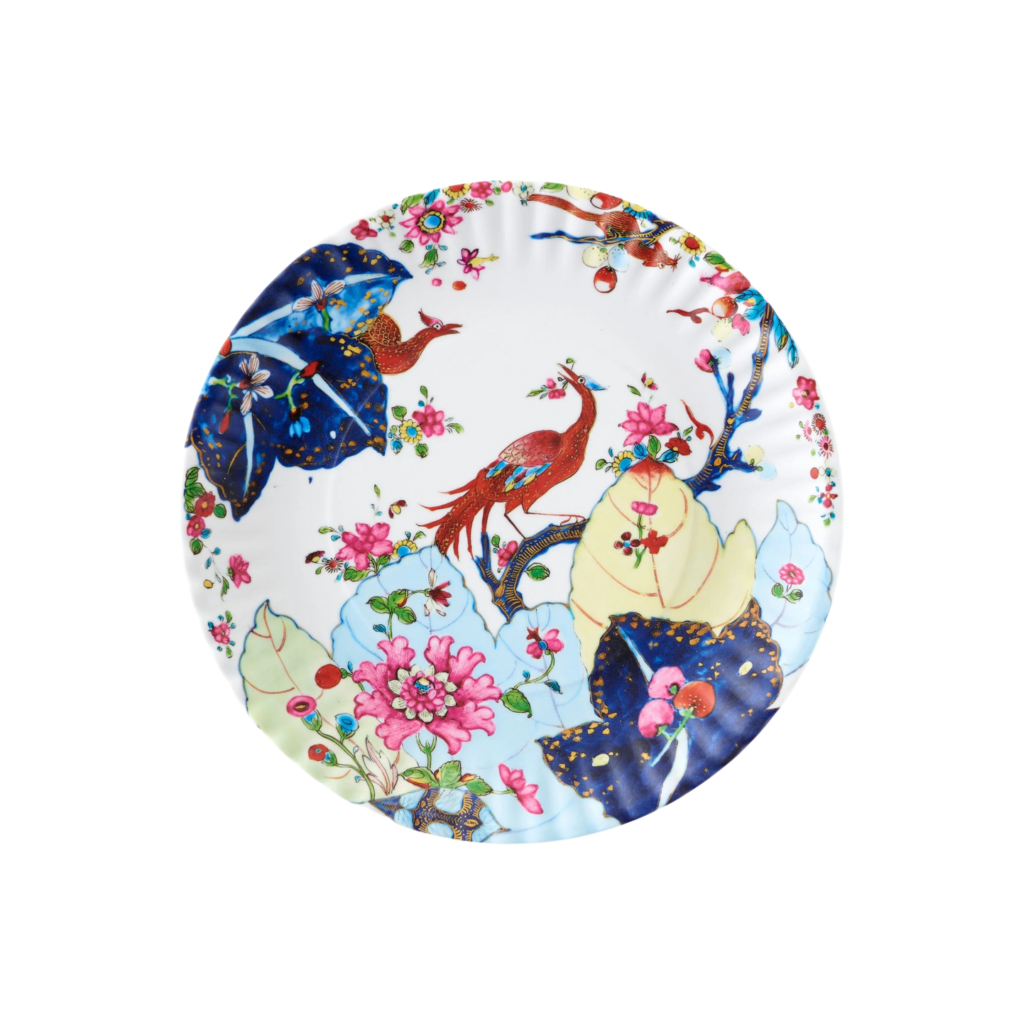Tobacco Leaf Melamine "Paper" Plate Set of 4