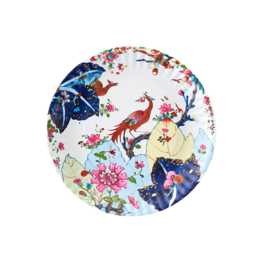 Tobacco Leaf Melamine "Paper" Plate Set of 4