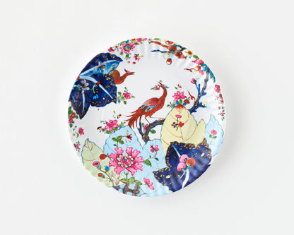 Tobacco Leaf Melamine "Paper" Plate Set of 4
