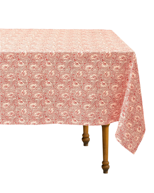 Toscana Red Rectangular Tablecloth