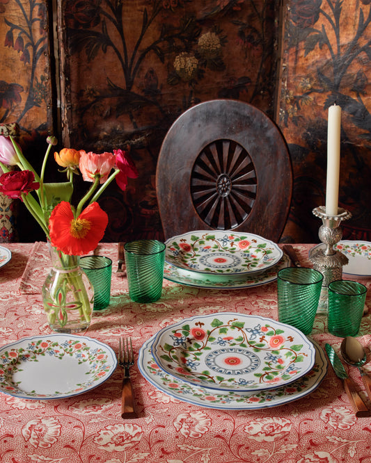 Toscana Red Rectangular Tablecloth