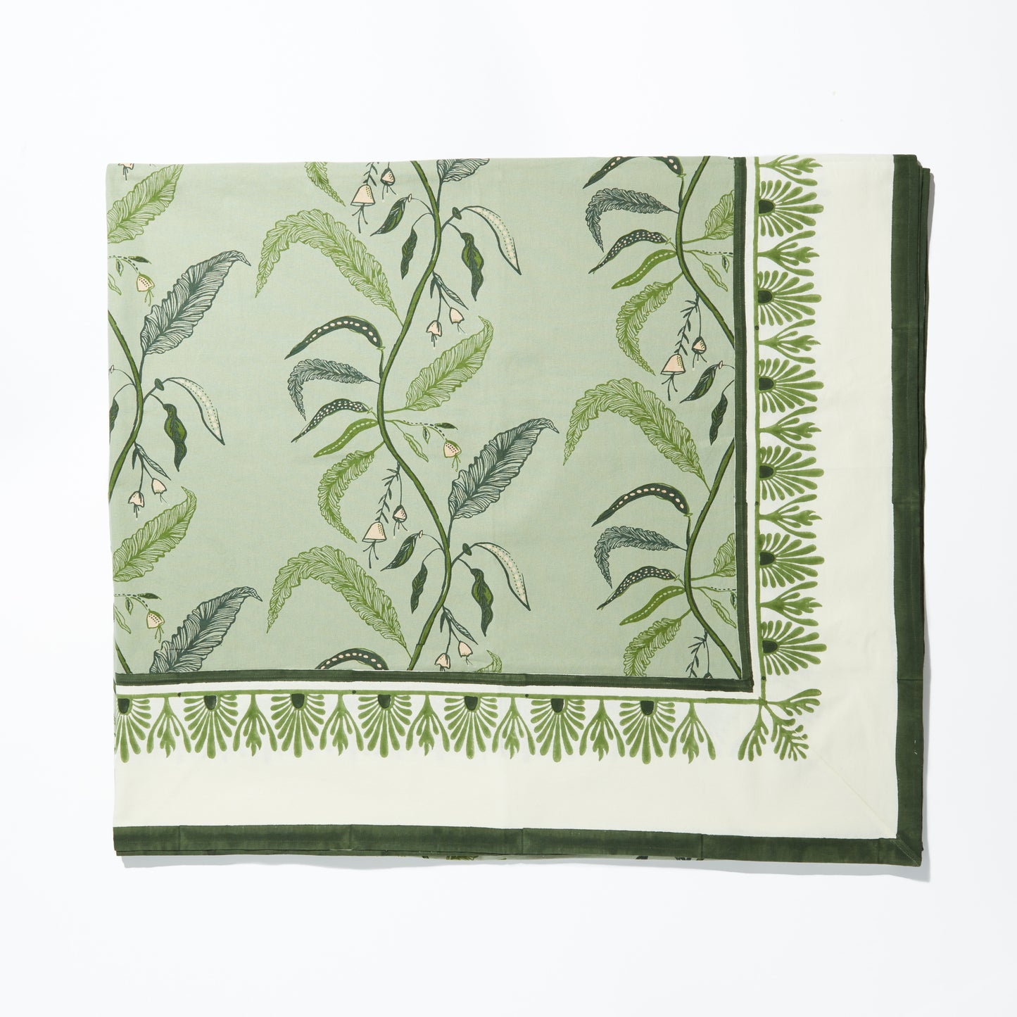 Tulleries Evergreen Tablecloth