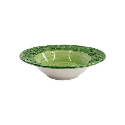 Fiabe di Natale Green Serving Bowl